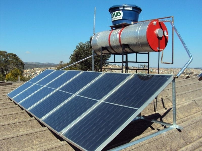 Sistema de Aquecimento Solar Residencial Parque São Domingos - Sistema de Aquecimento Solar com Apoio a Gás